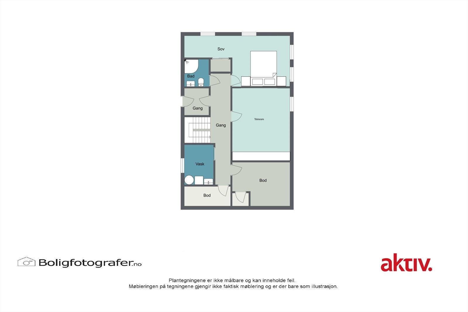 Plantegning underetasje Galleribilde
