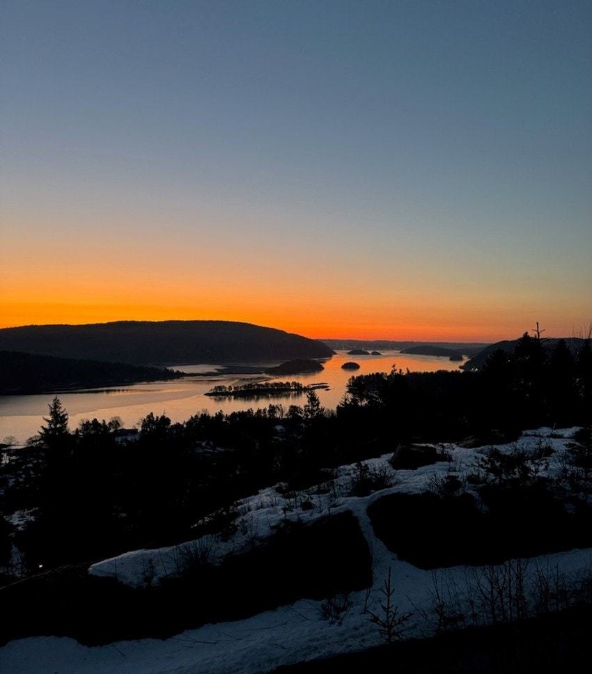 Kveldsbilde Kirkebergveien 36 Galleribilde