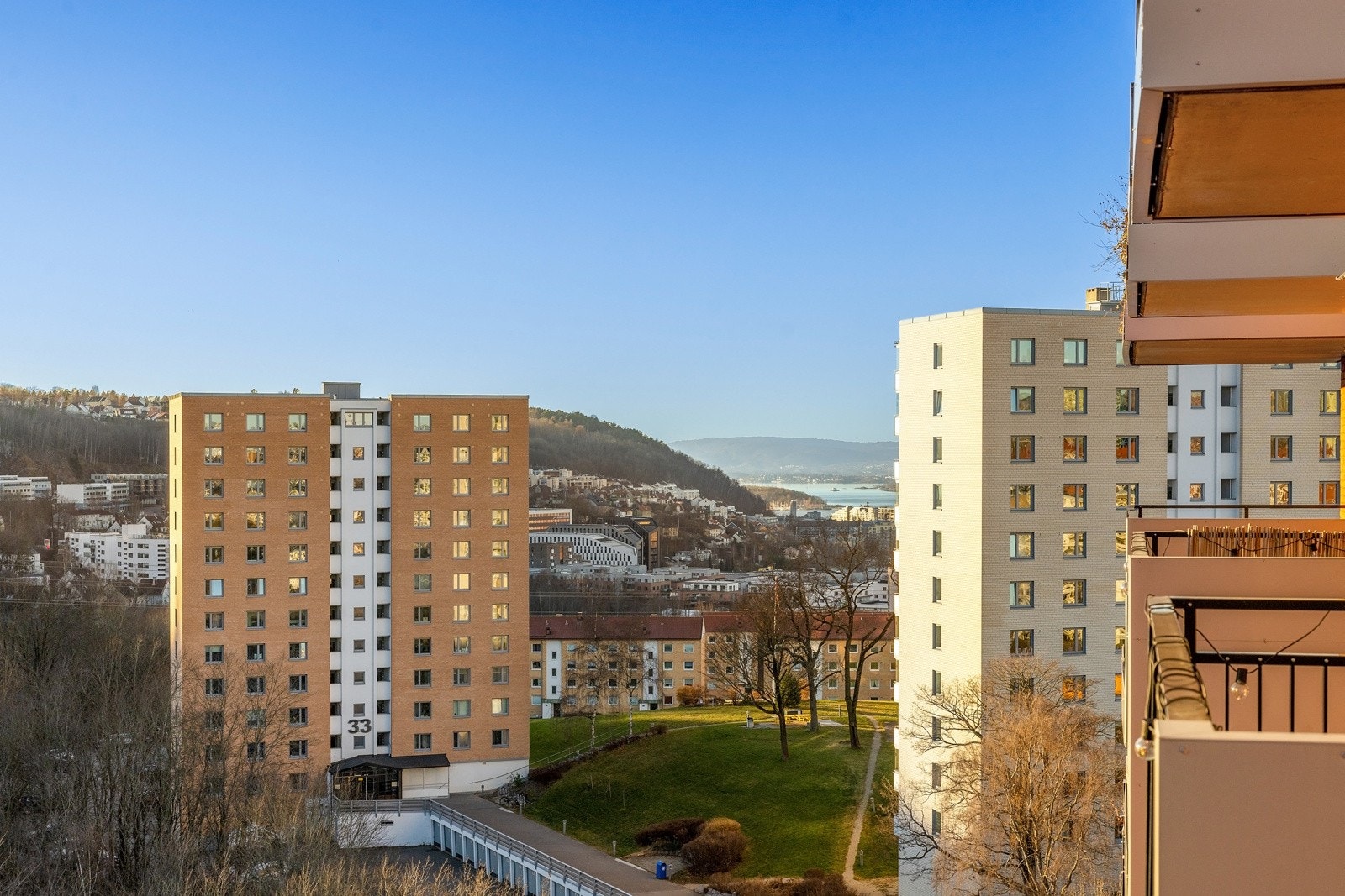 Flott utsyn fra leiligheten mot Oslofjorden! Galleribilde