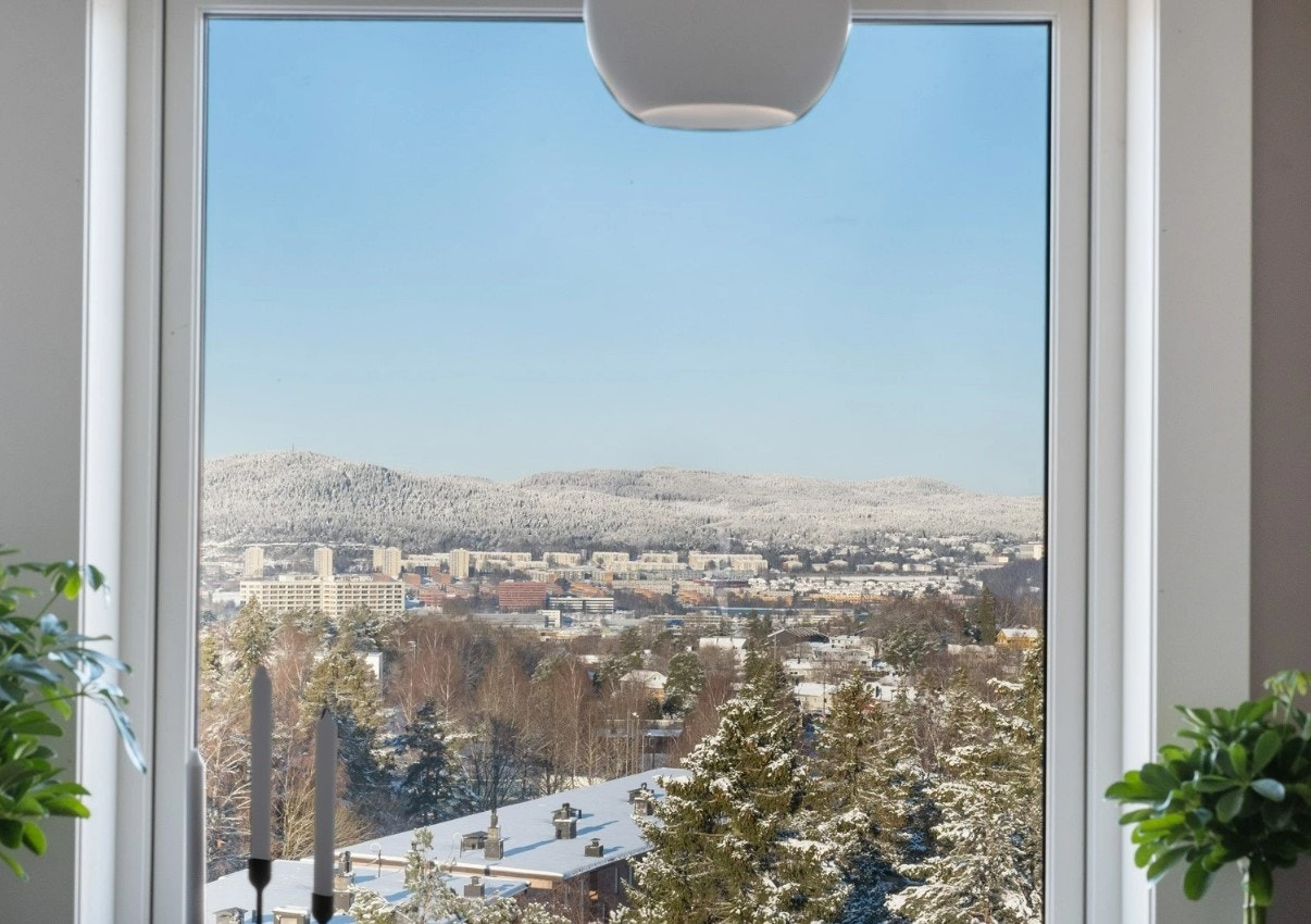 Fantastisk utsikt fra kjøkkenet. Galleribilde