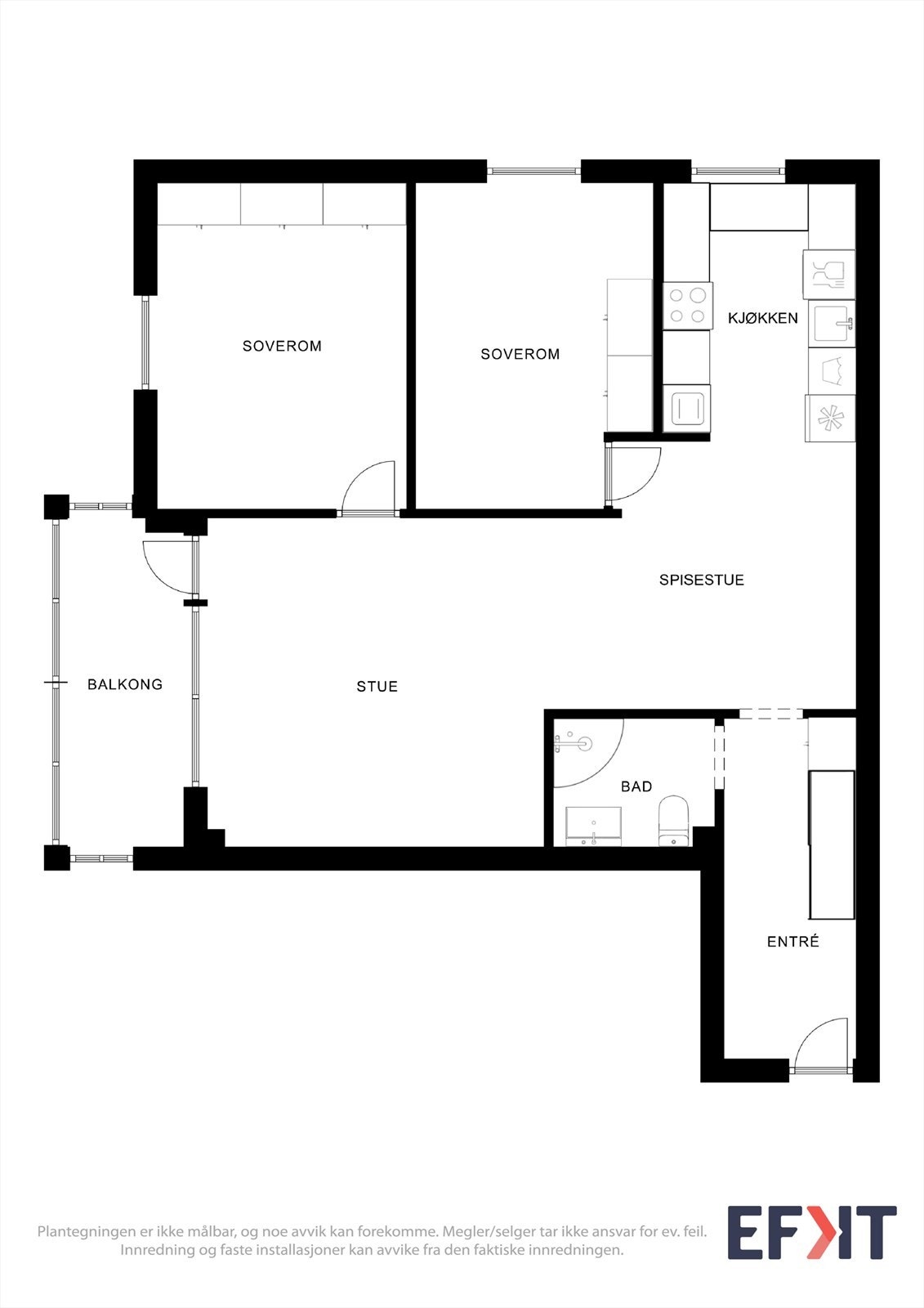 Plantegning 10. etasje. Galleribilde