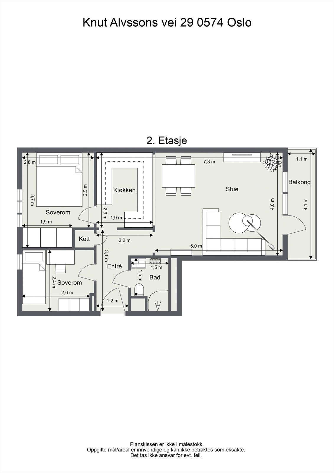 Plantegning. Galleribilde