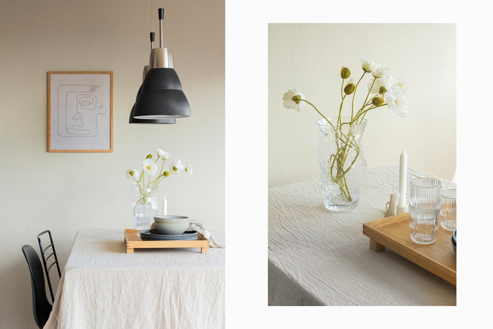 Spisebord collage Galleribilde