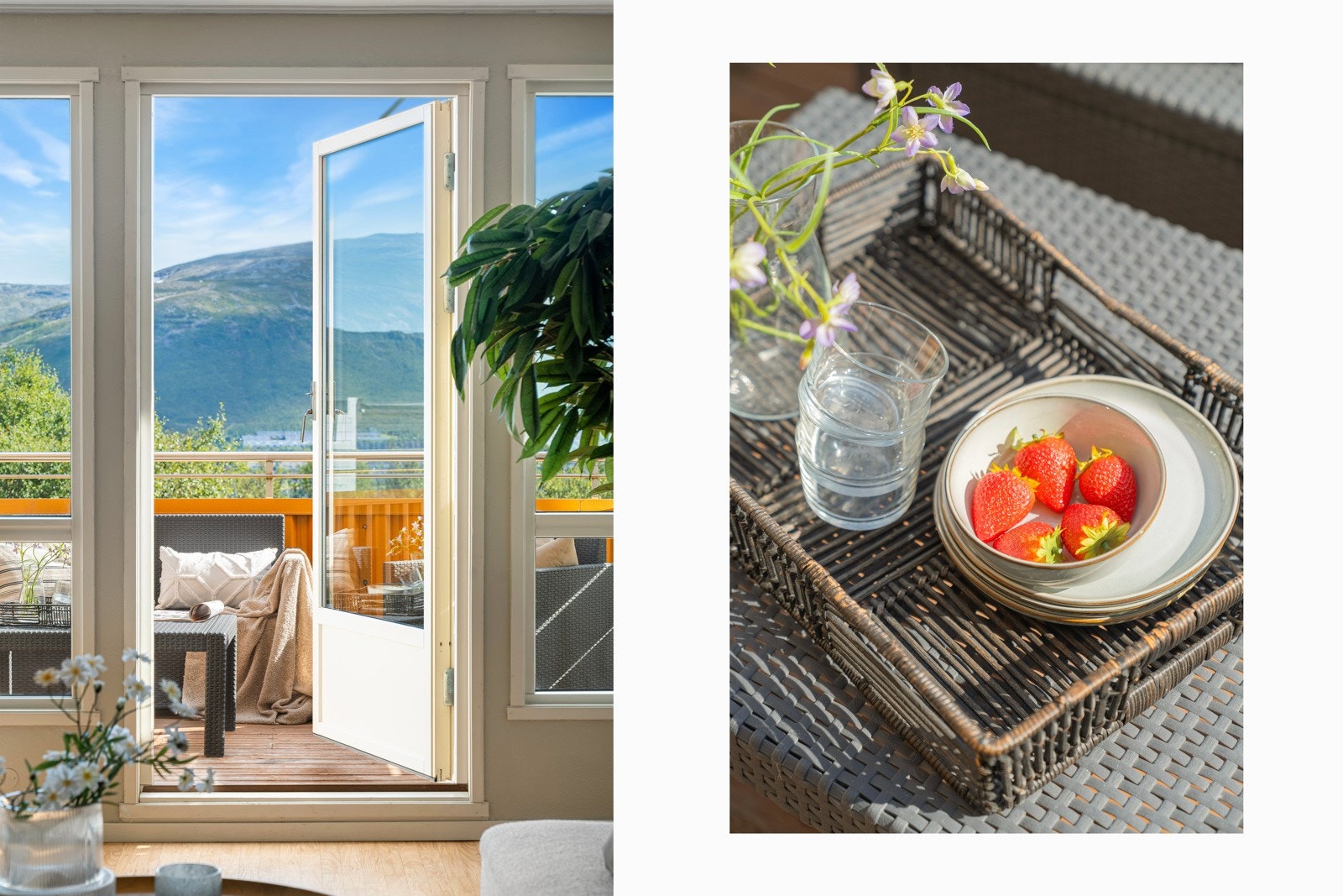 Balkong collage Galleribilde