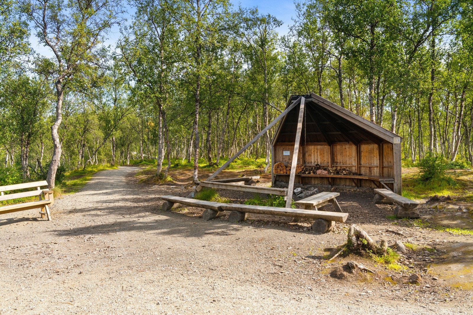Turmuligheter og gapahuk innen kort gangavstand. Galleribilde