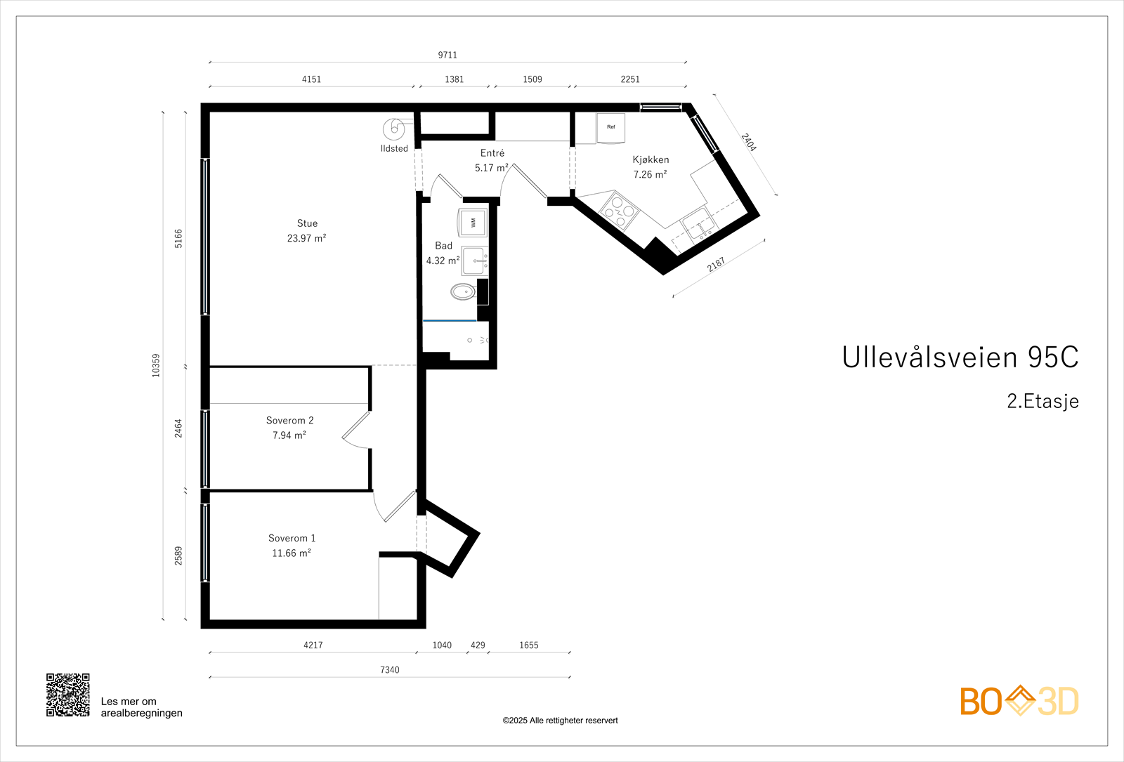 Plantegning Galleribilde