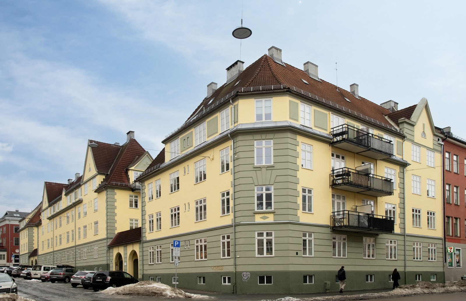 I 2023 ble det utført omfattende arbeid på alle fasader. Galleribilde