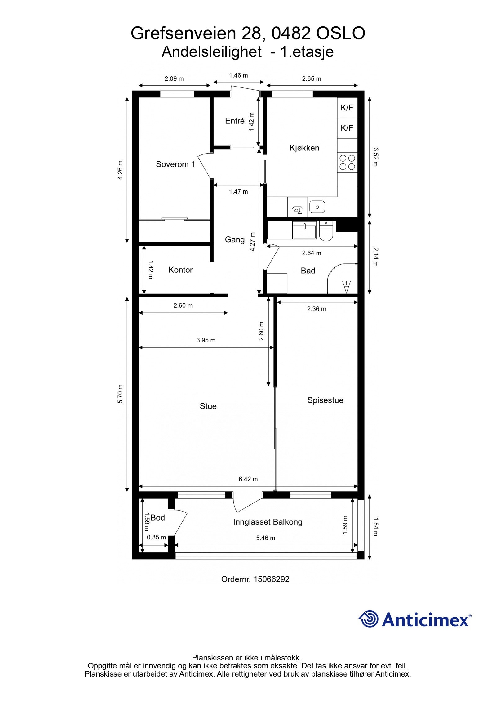 Dagens planløsning. Galleribilde