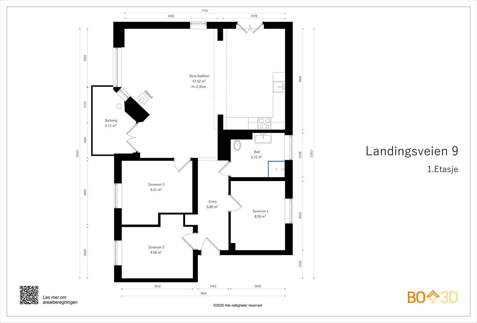Plantegning Galleribilde