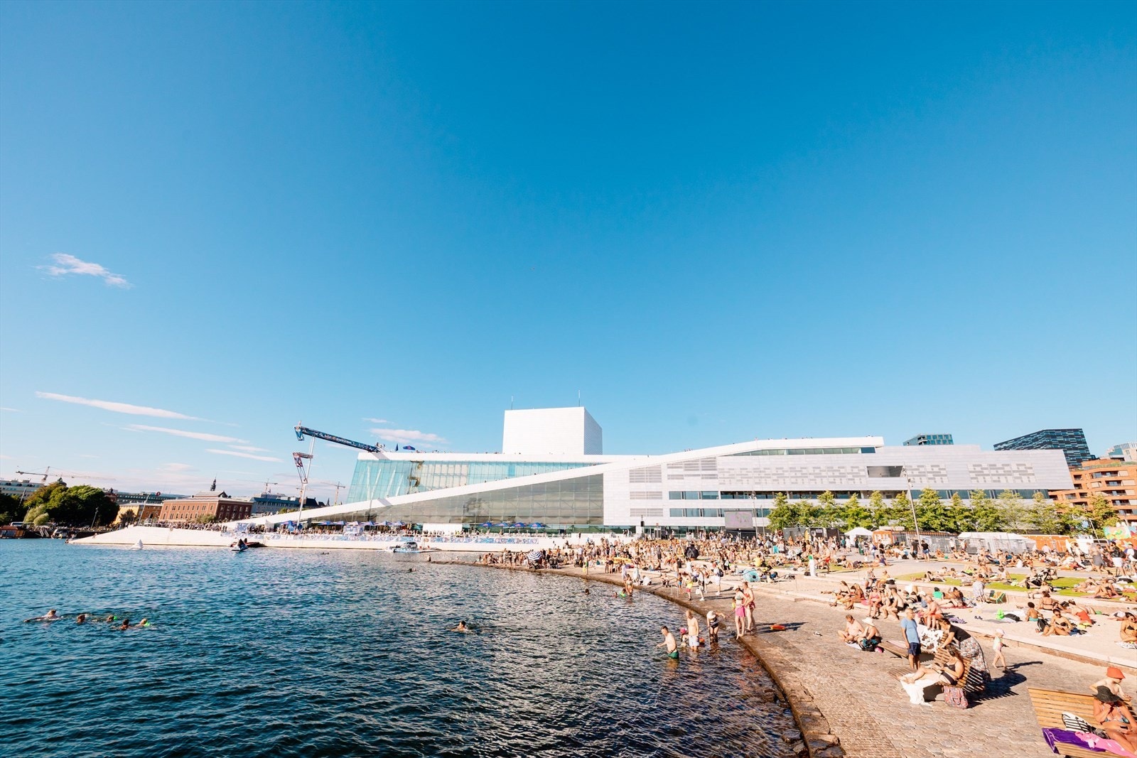 Bjørvika/Sørenga er bare et steinkast unna. Galleribilde