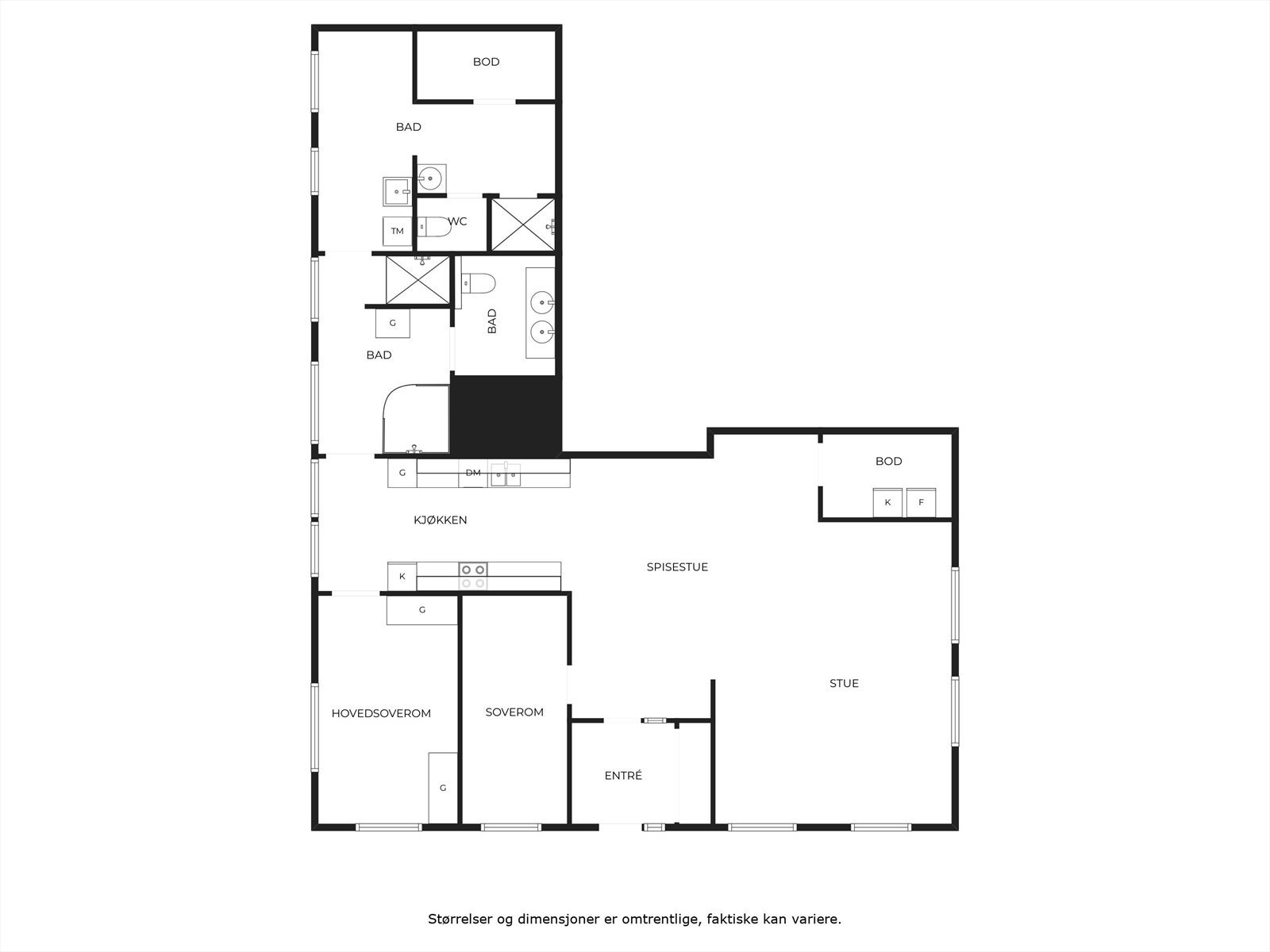 Plantegning. Galleribilde