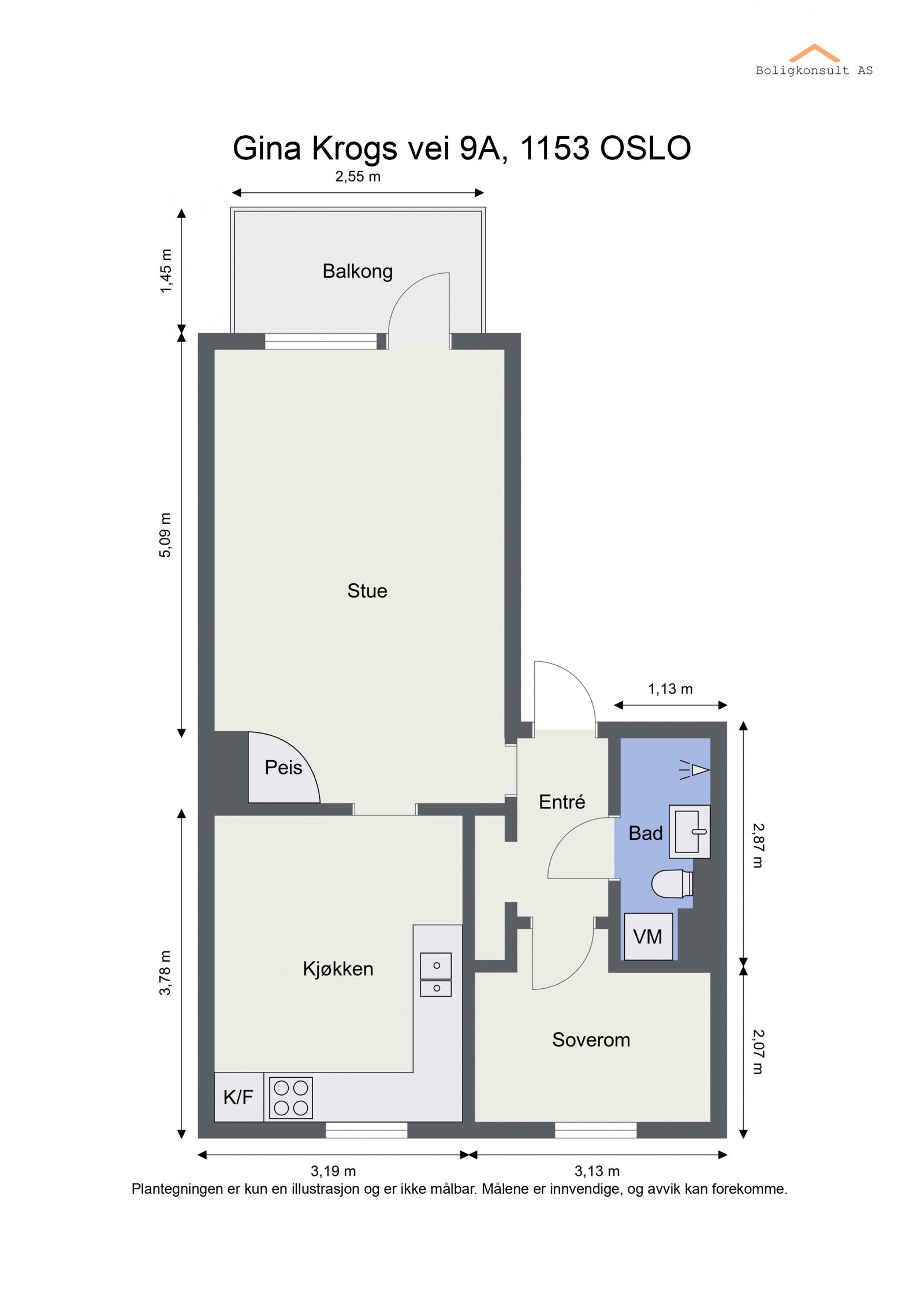 Plantegning Galleribilde