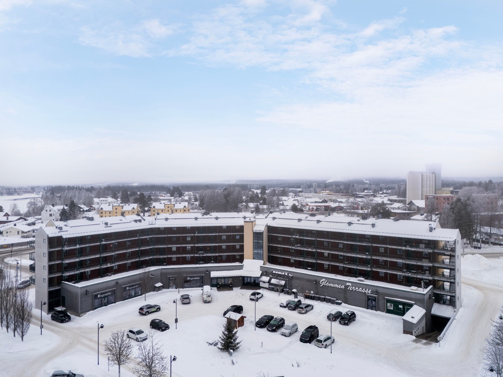 Dronefoto Galleribilde