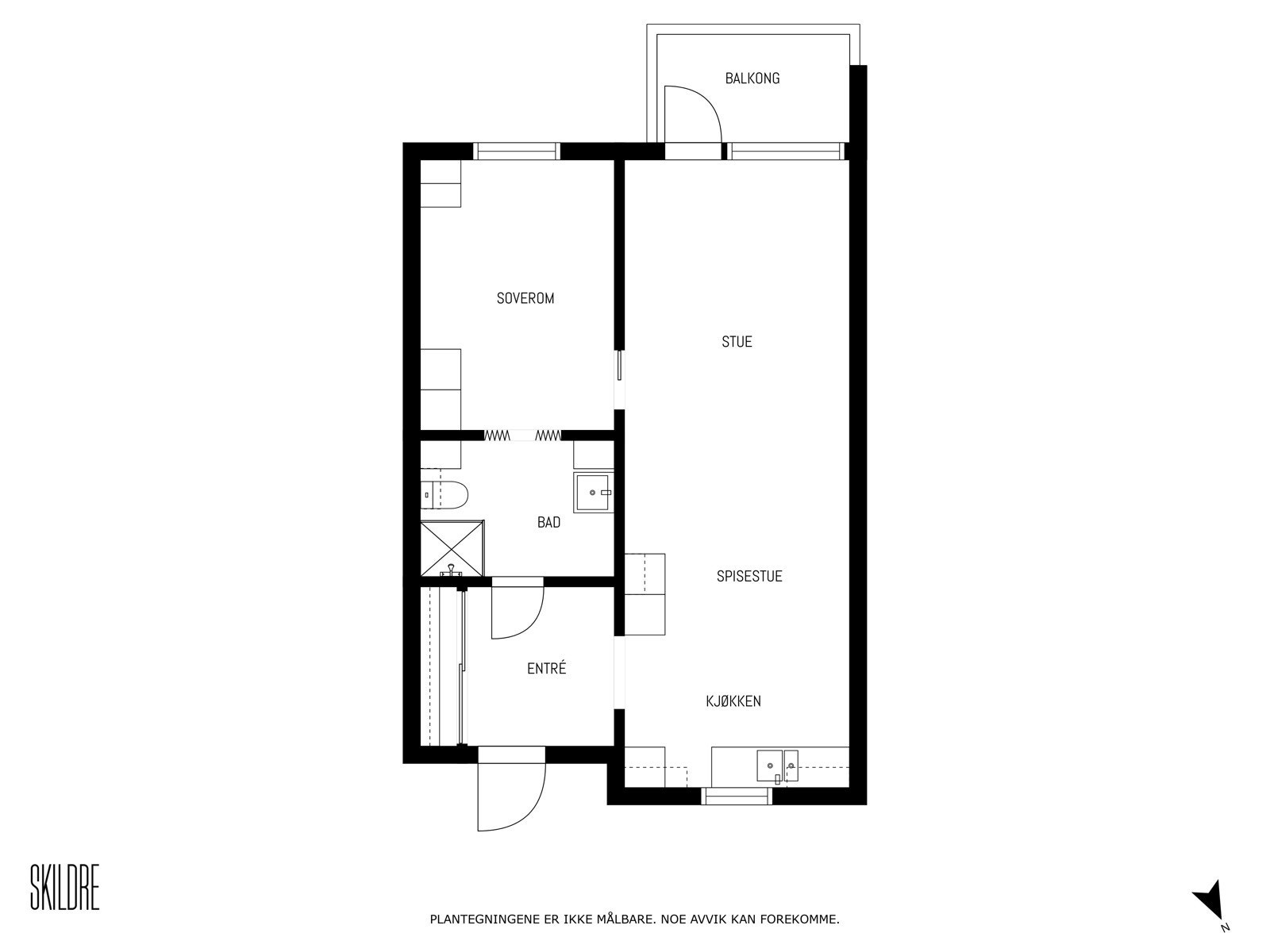 Plantegning Galleribilde