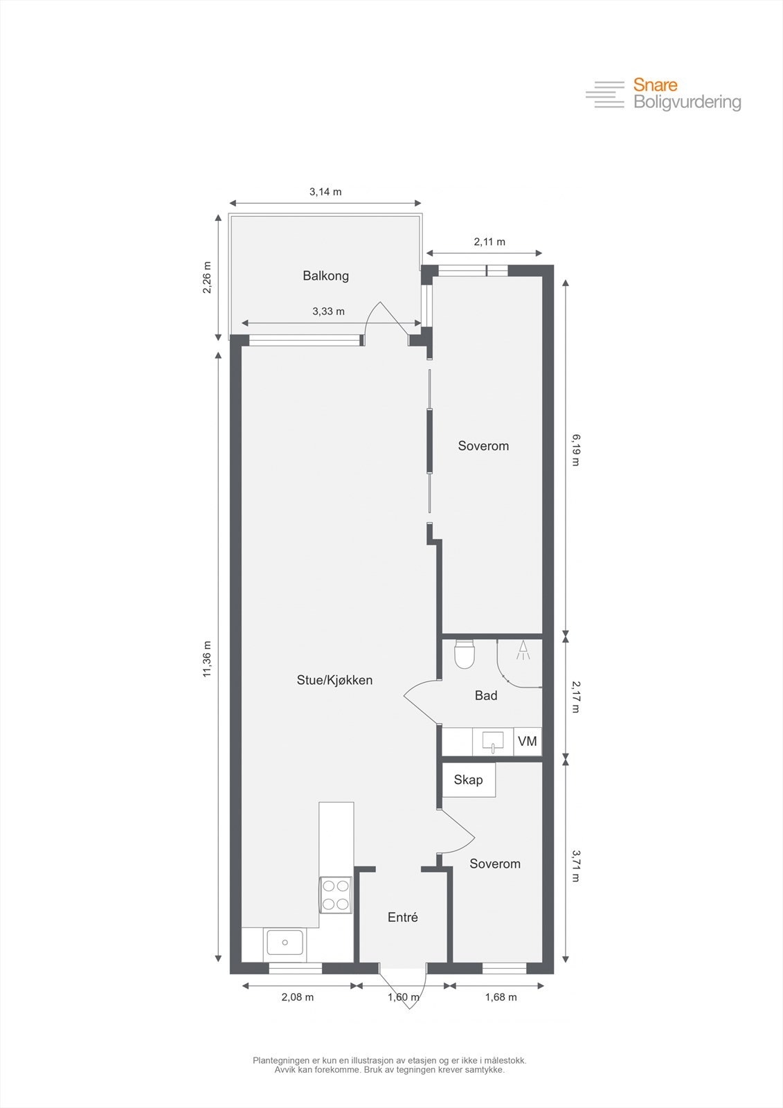 Plantegning - 2.etasje Galleribilde