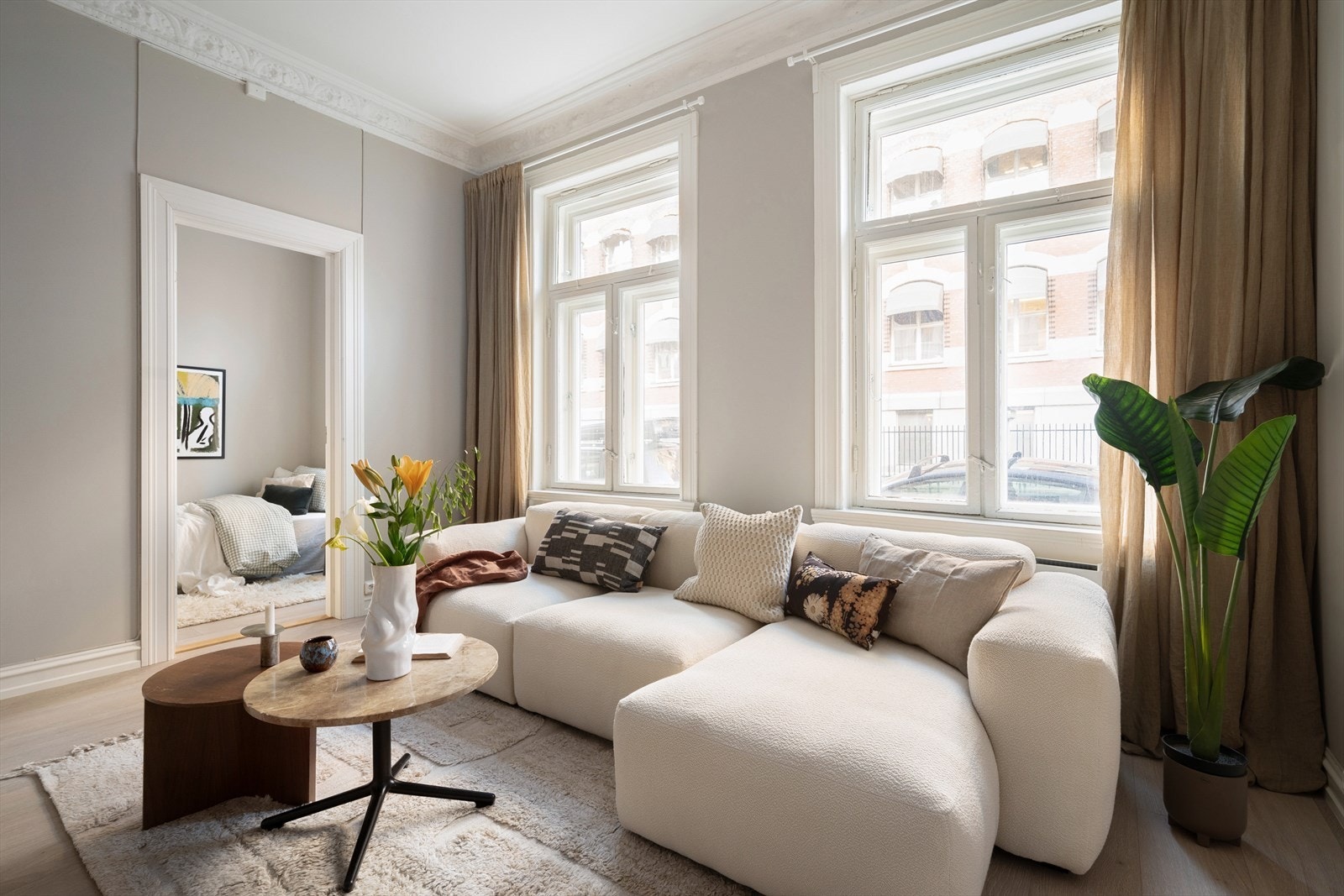 Fra stuen har du adkomst til et soverommene. Galleribilde