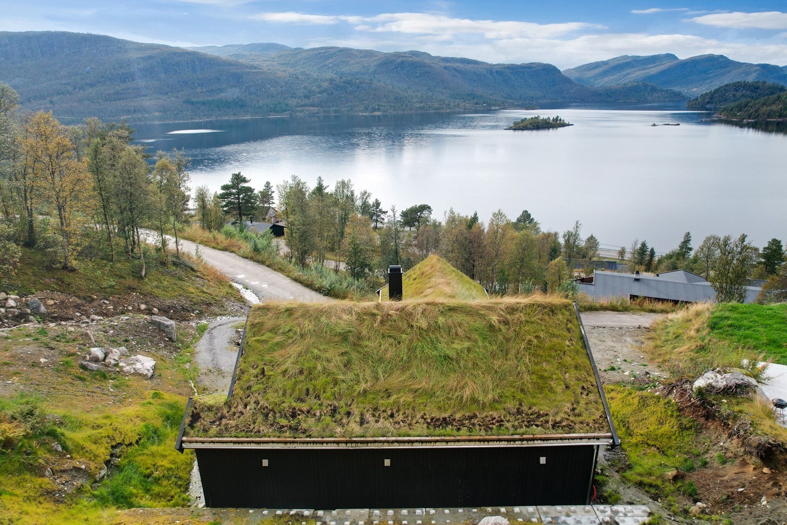 Flott utsikt og solforhold. Galleribilde