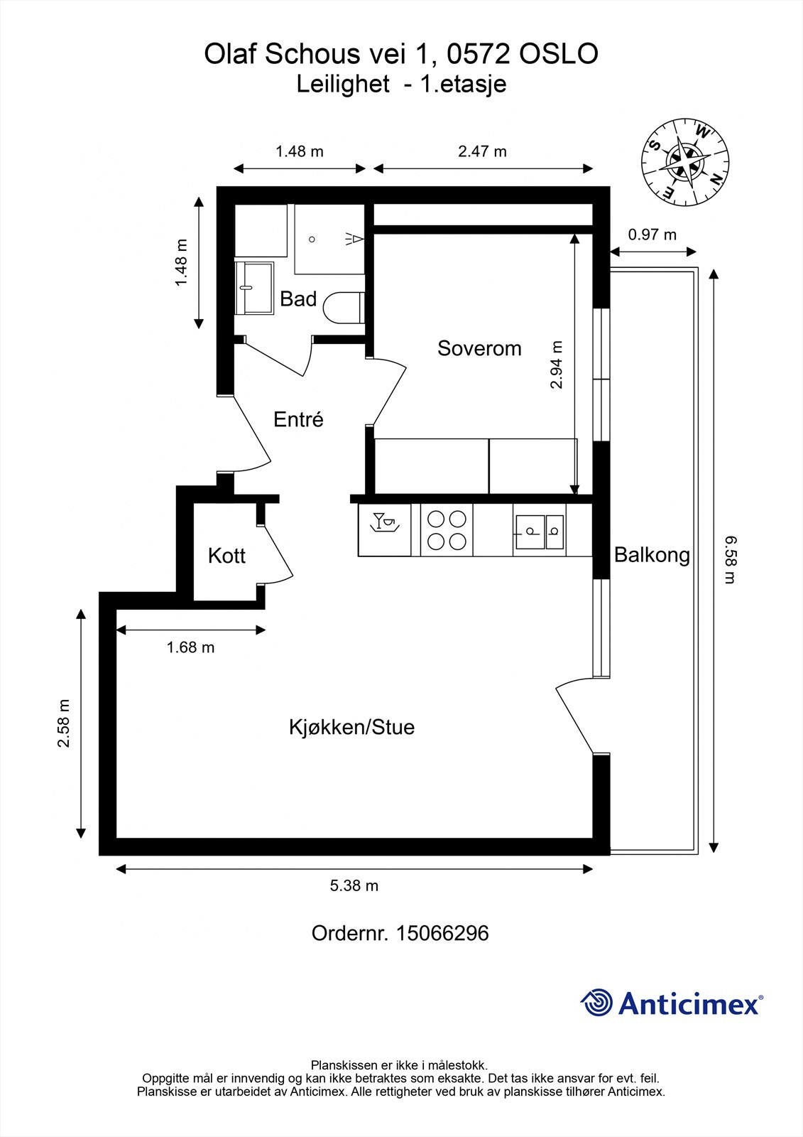 Plantegning Galleribilde