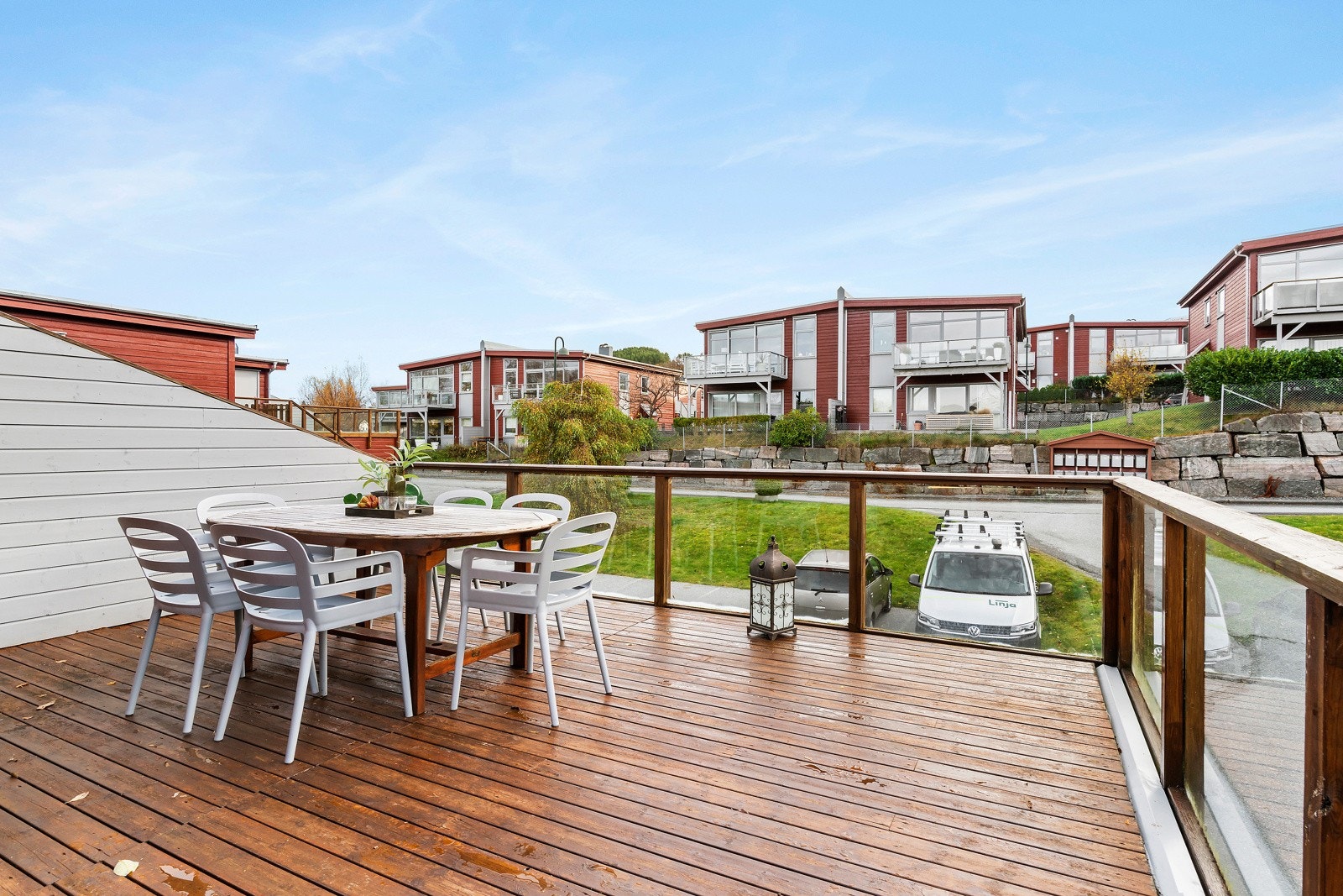 Her er god plass til møblering - en ypperlig plass for å nyte frokosten. Galleribilde