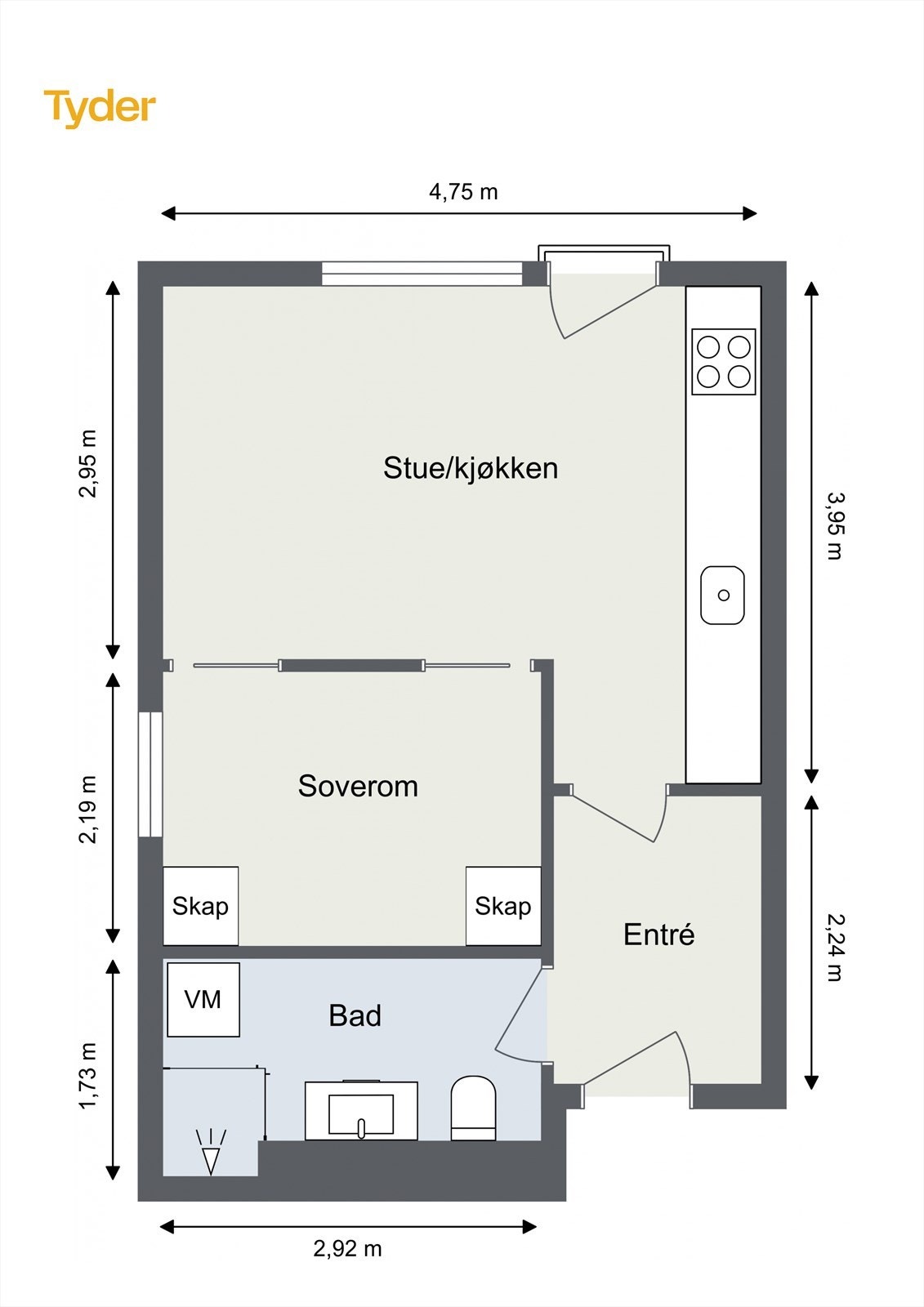 Plantegning. Galleribilde