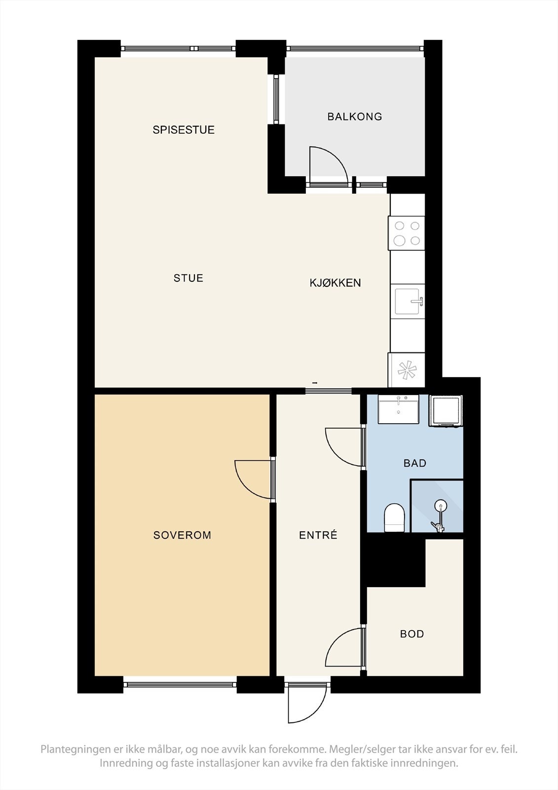 Plantegning Galleribilde