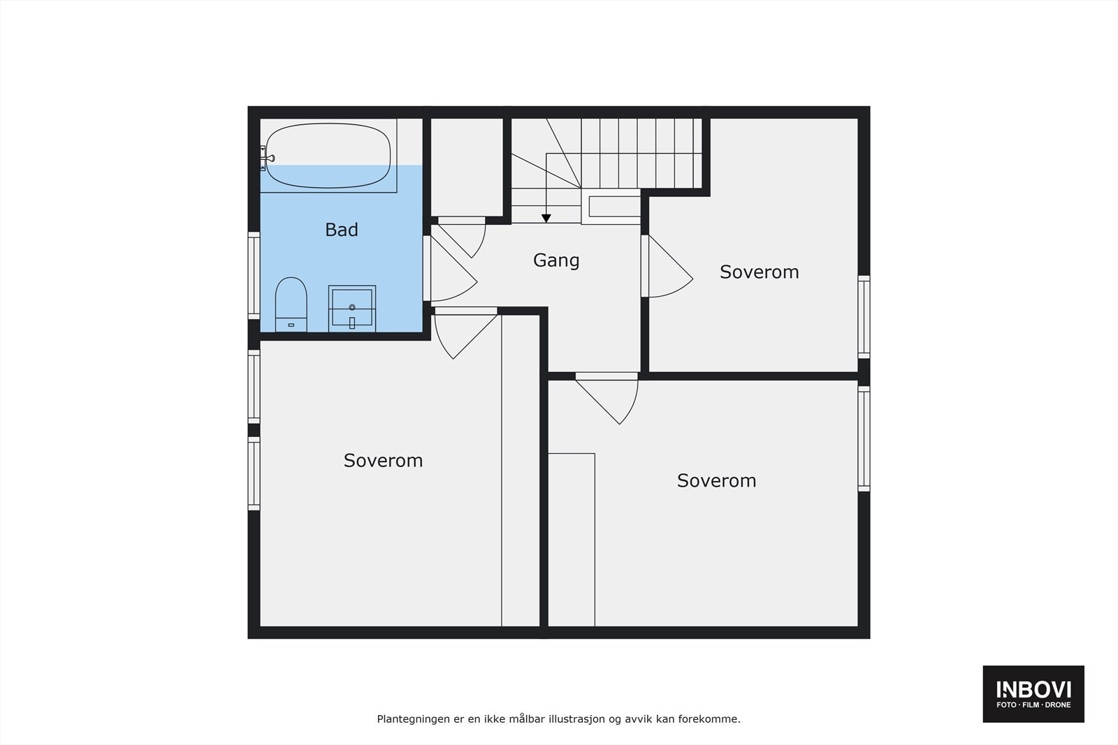 Plantegning 2.etg Galleribilde