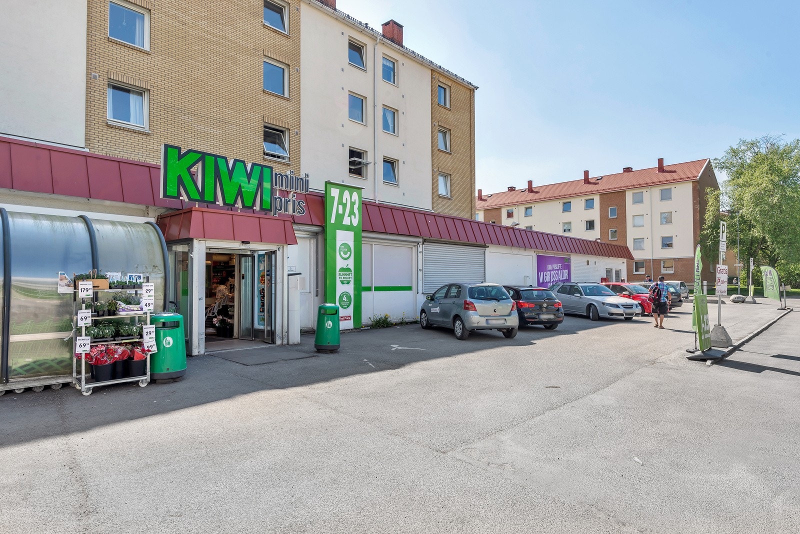 Ca. 5 minutter gange til Kiwi. Galleribilde