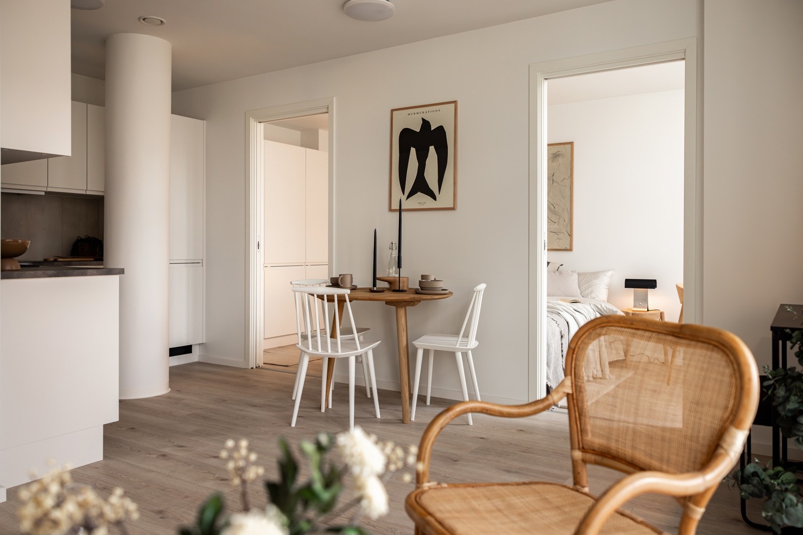 Leiligheten har også balansert ventilasjon som sørger for godt inneklima. Galleribilde
