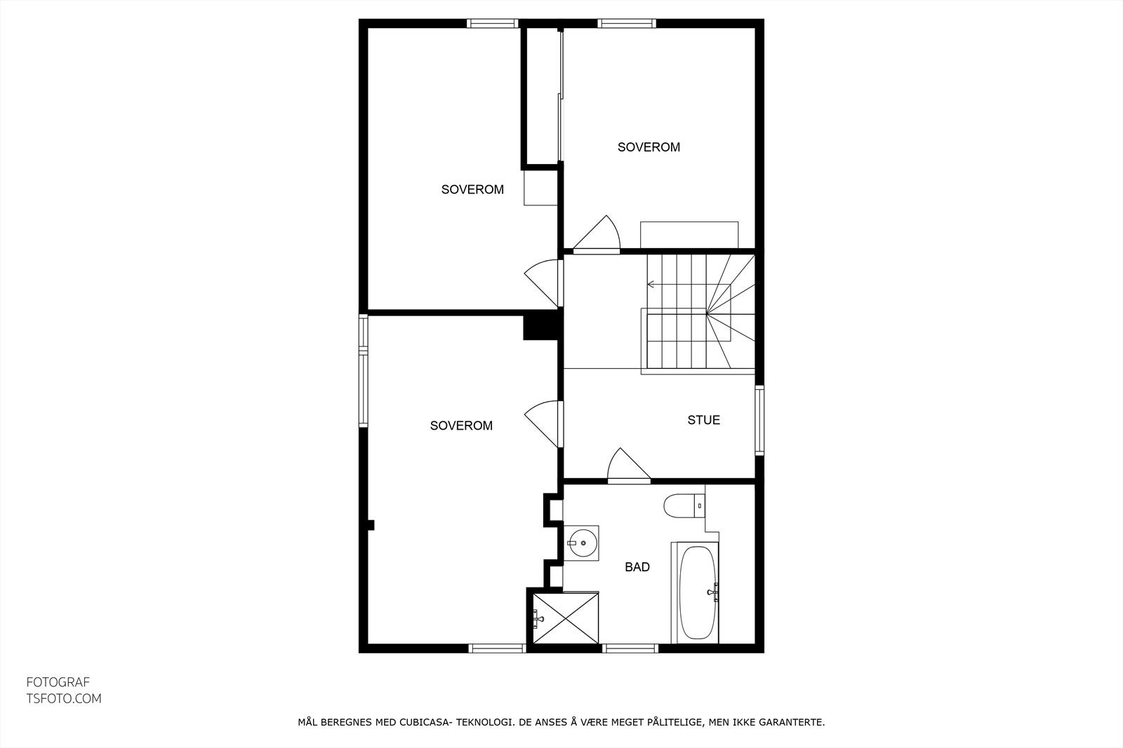 Plantegning - 2 etasje Galleribilde