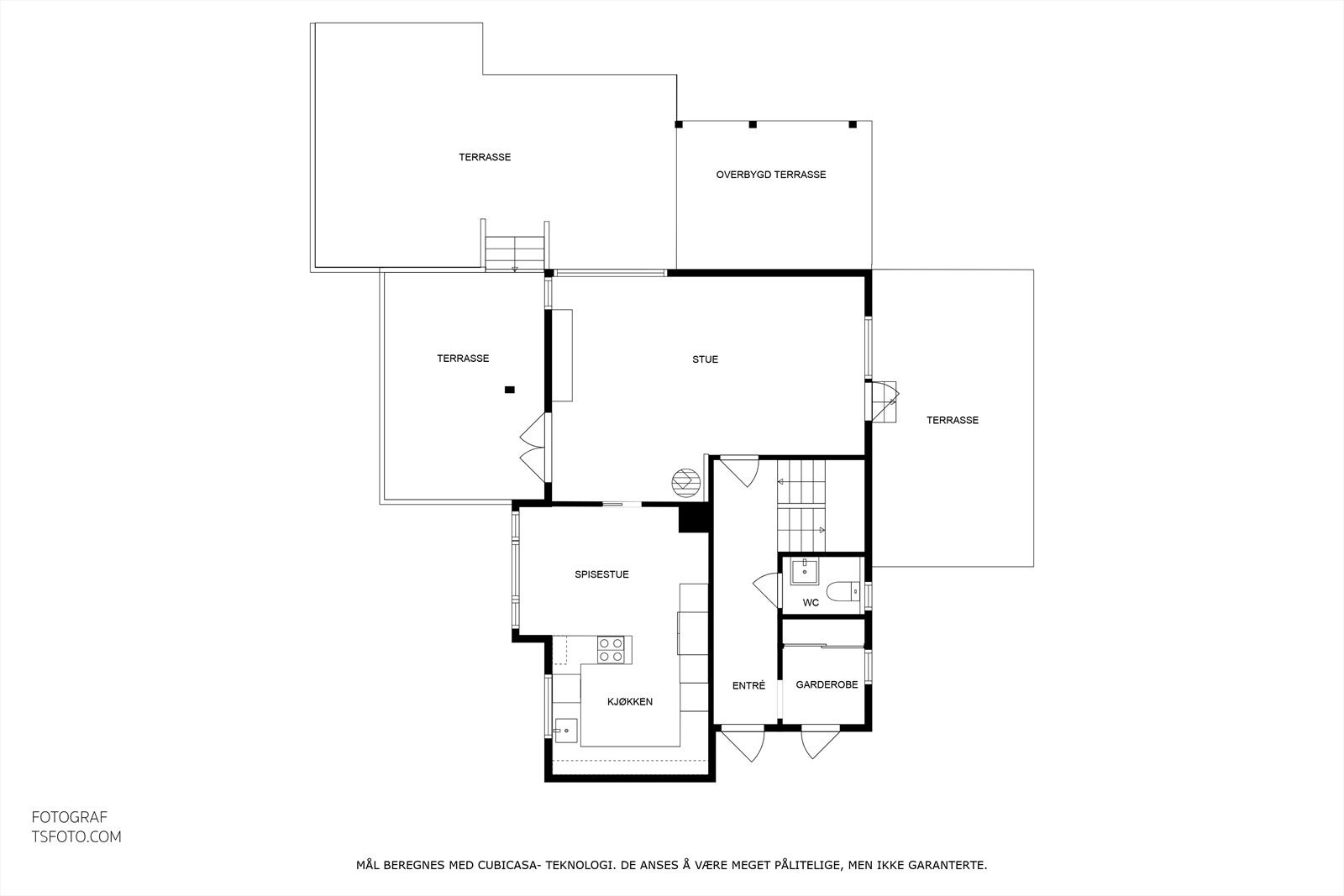 Plantegning - 1 etasje Galleribilde