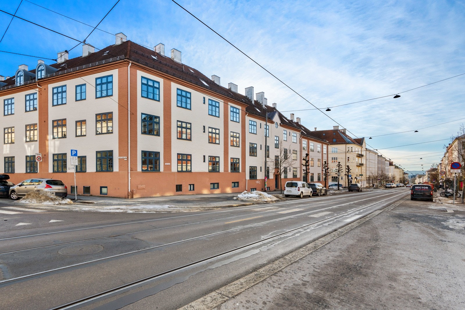 Fasade fra Vogts gate. Galleribilde