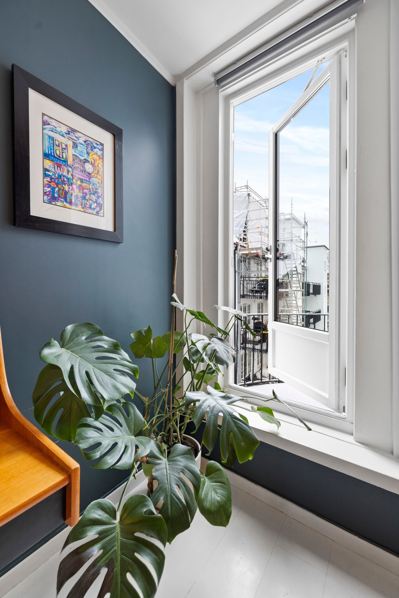 Herlig balkong ut fra hovedsoverommet. Galleribilde