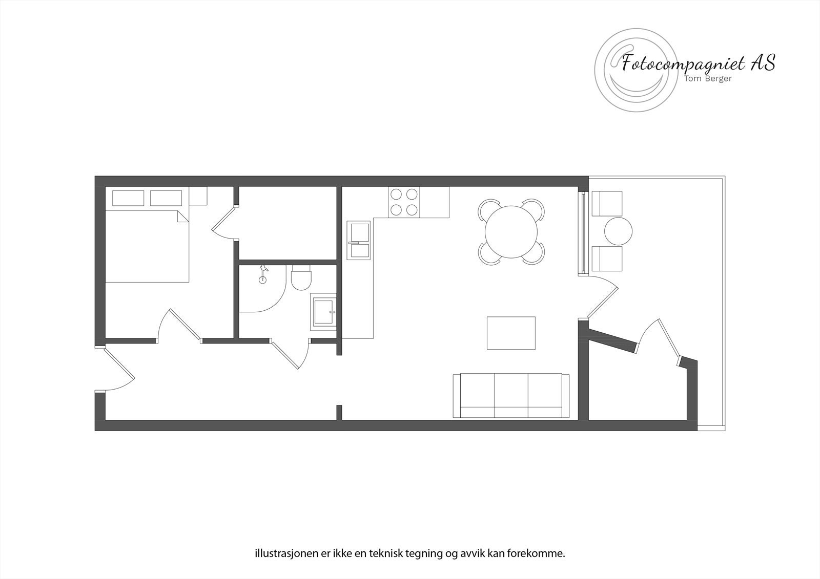 Plantegning Galleribilde