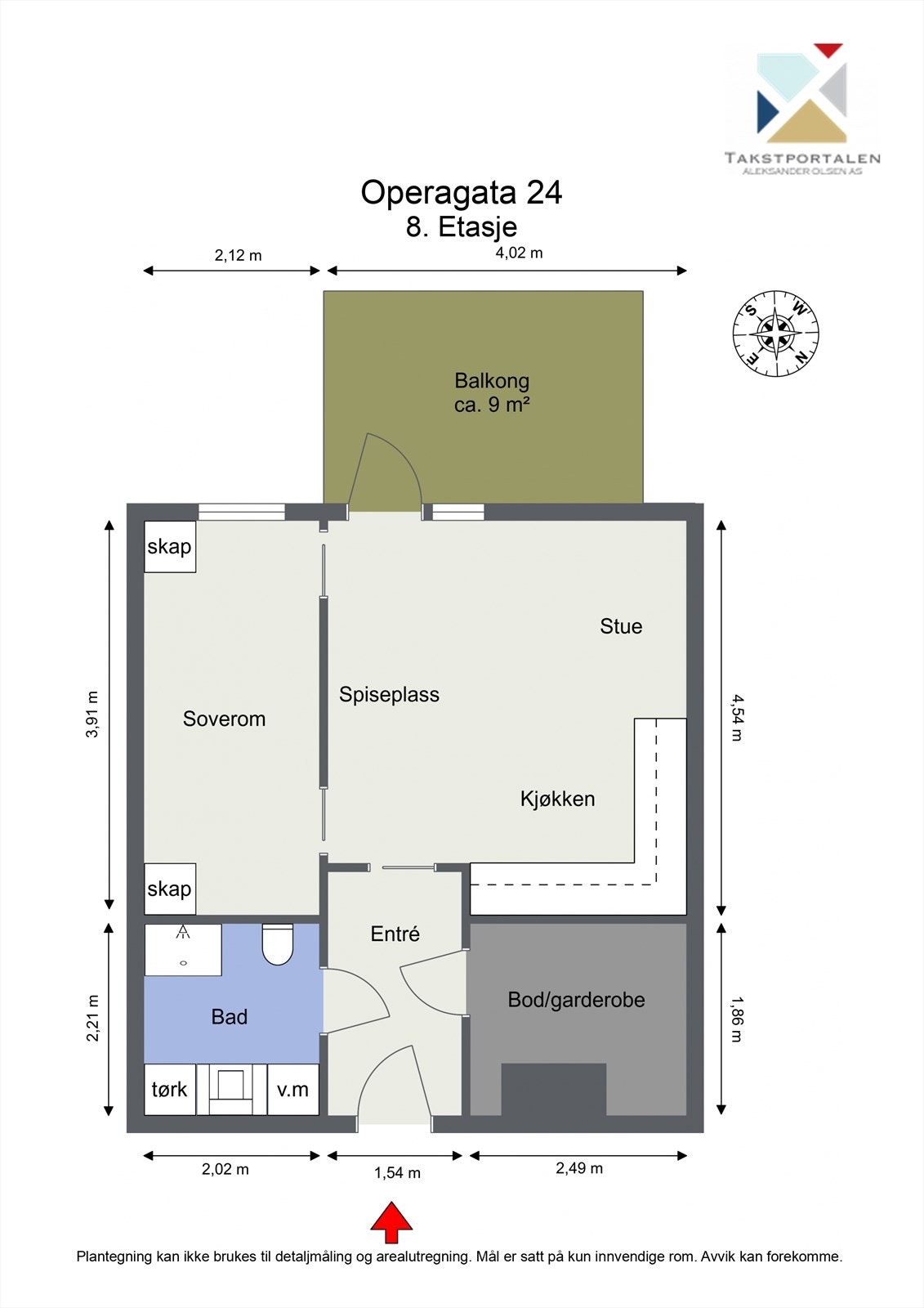 Plantegning Galleribilde