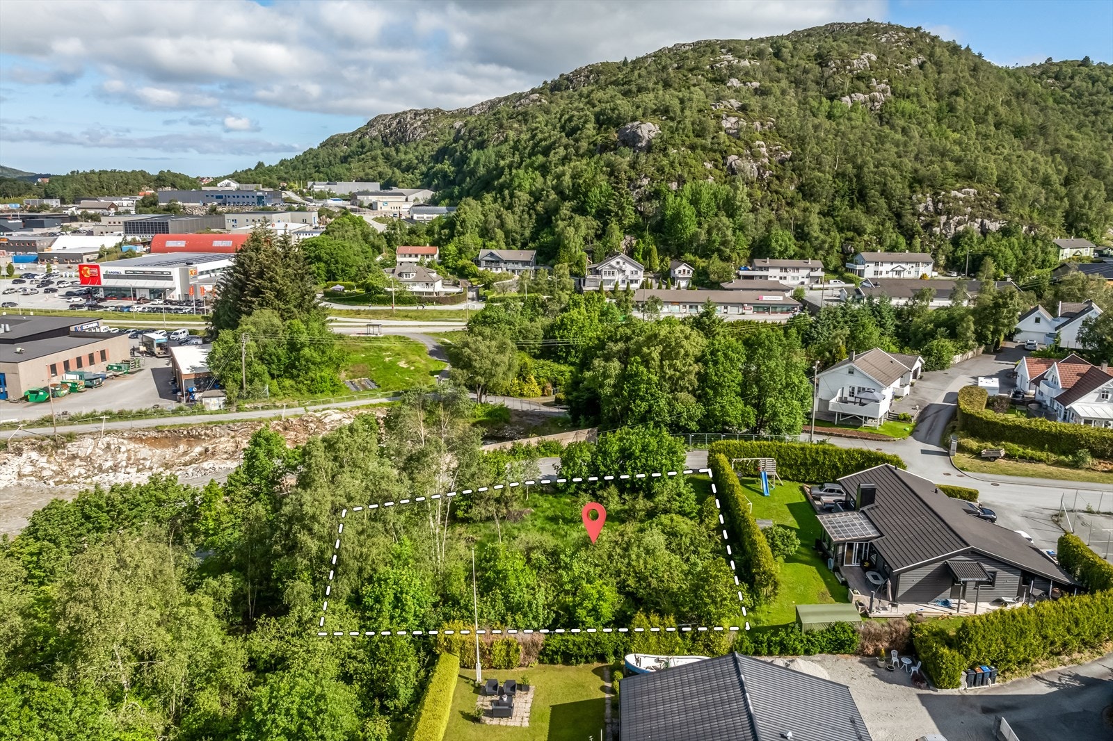 Vestvendt og solrik beliggenhet Galleribilde