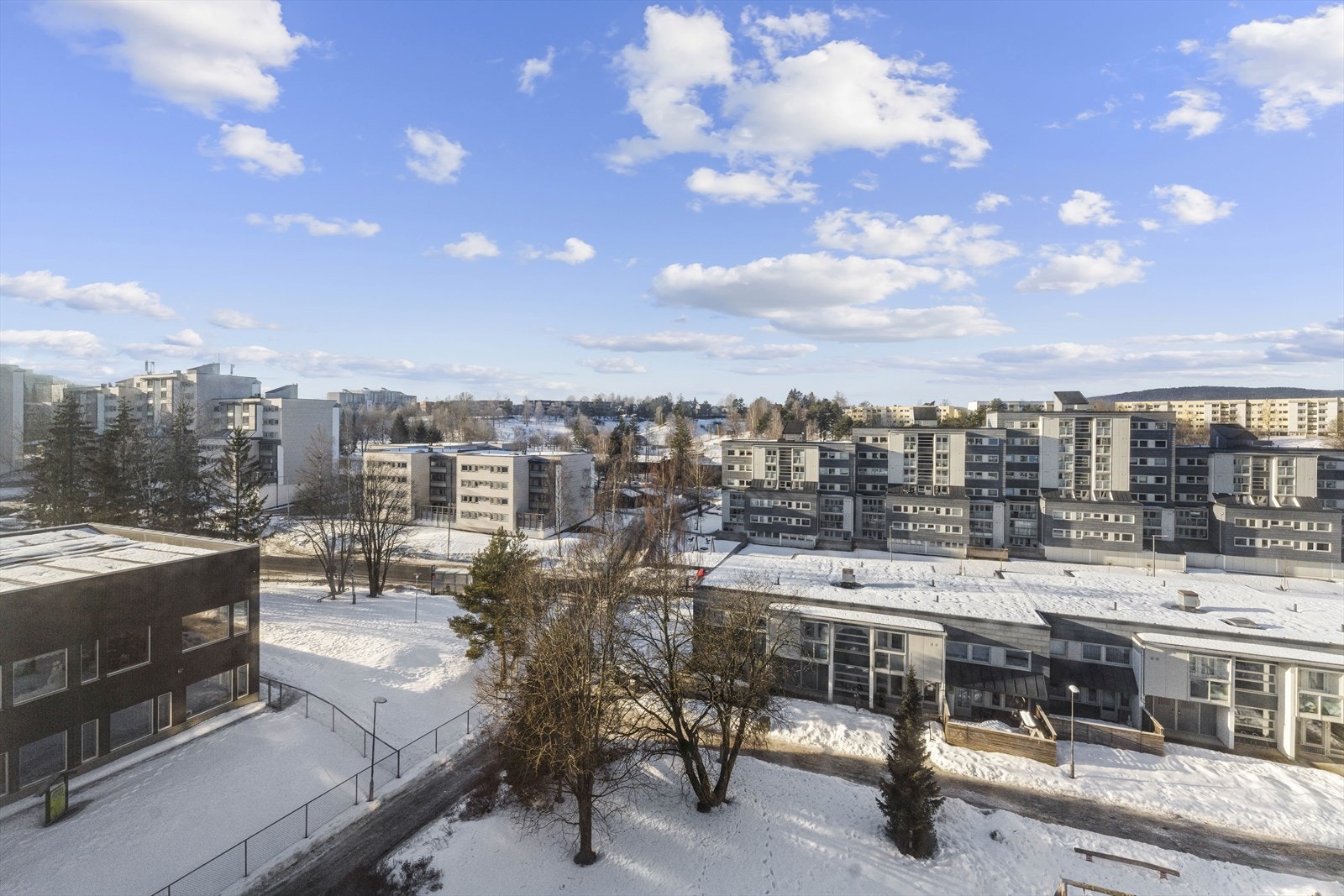 Herlig vidstrakt utsikt fra balkongen Galleribilde