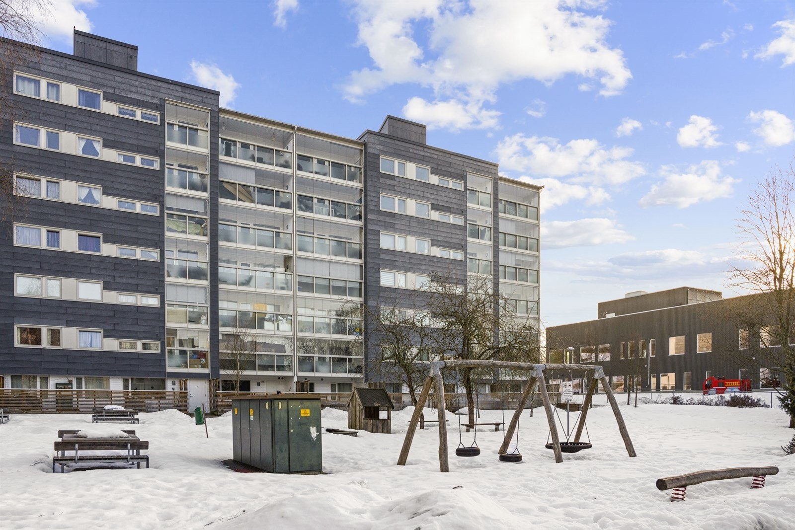 Veldrevet borettslaget med en sentral og tilbaketrukket beliggenhet Galleribilde
