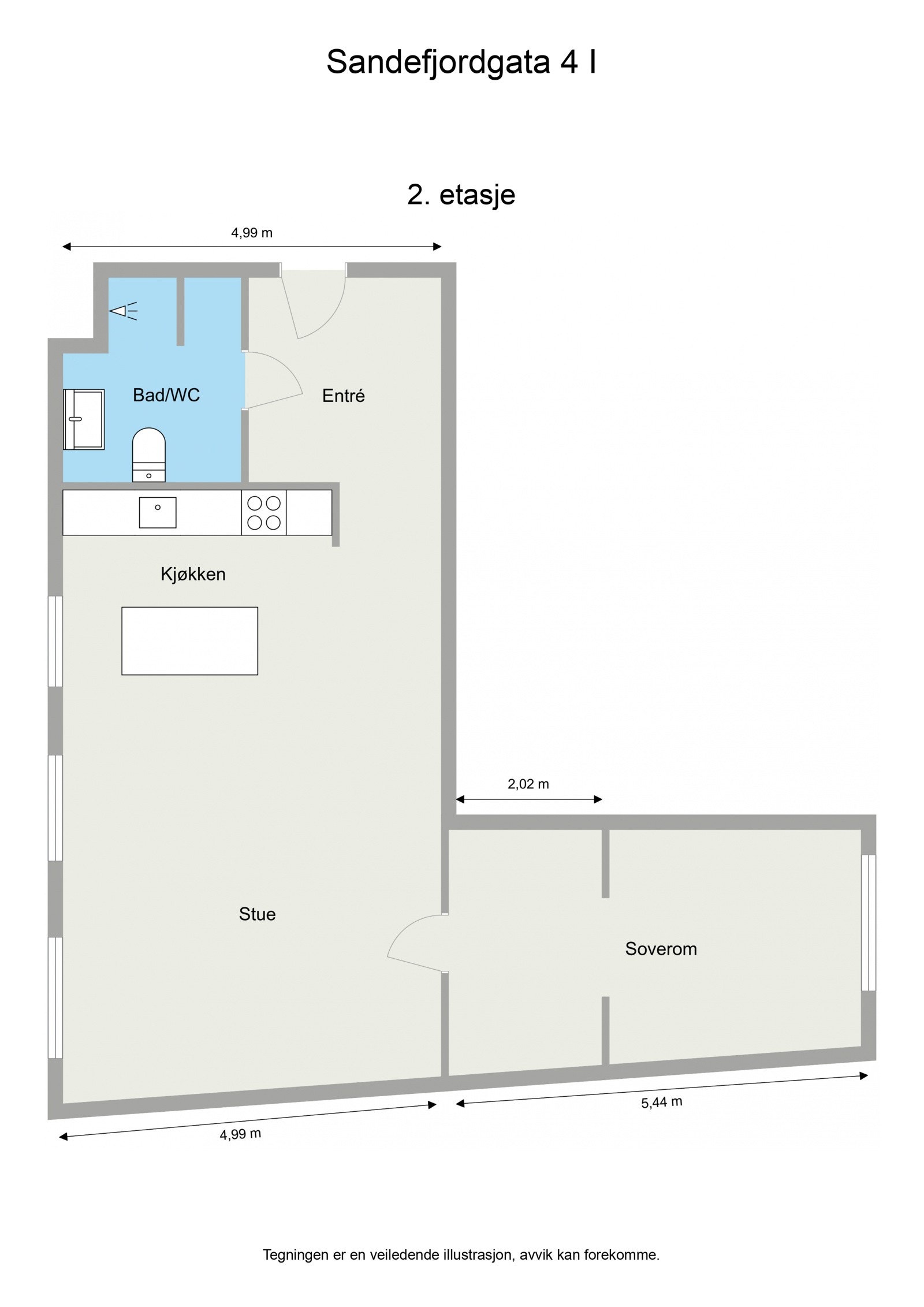 Plantegning. Galleribilde