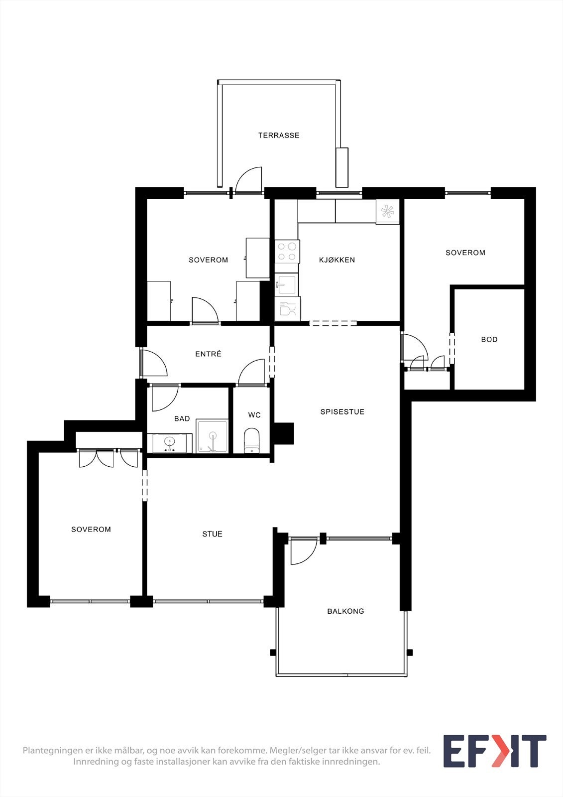 Plantegning Galleribilde