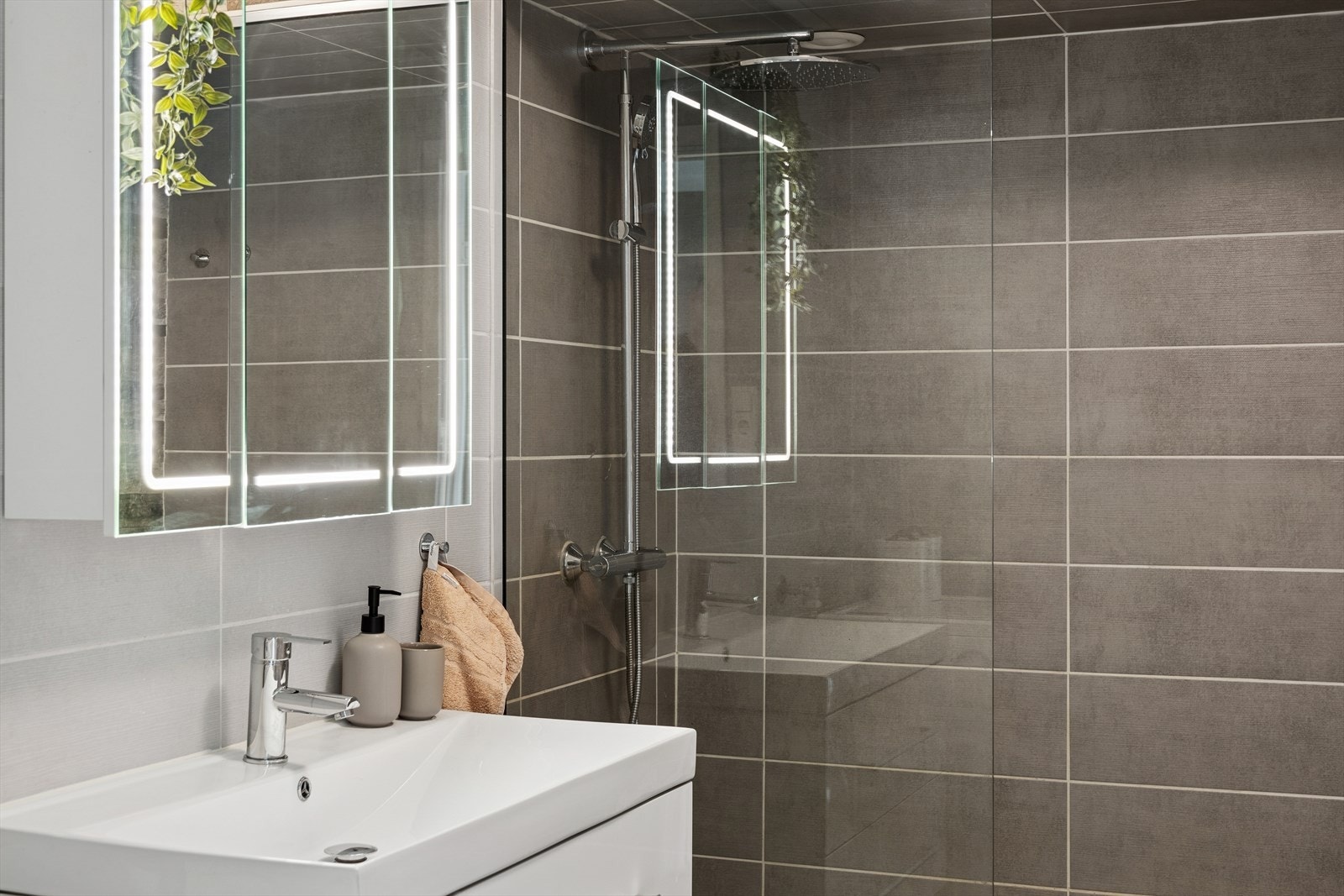 Badet var nytt i 2019 og har en klassisk og fin utforming. Galleribilde