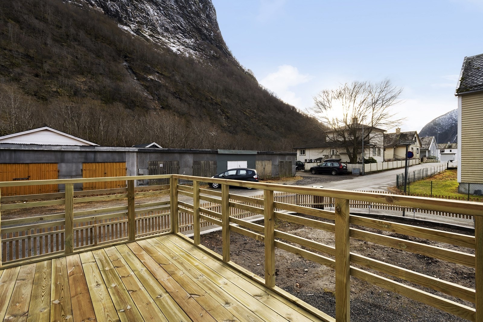 Frå verandaen ved stova Galleribilde