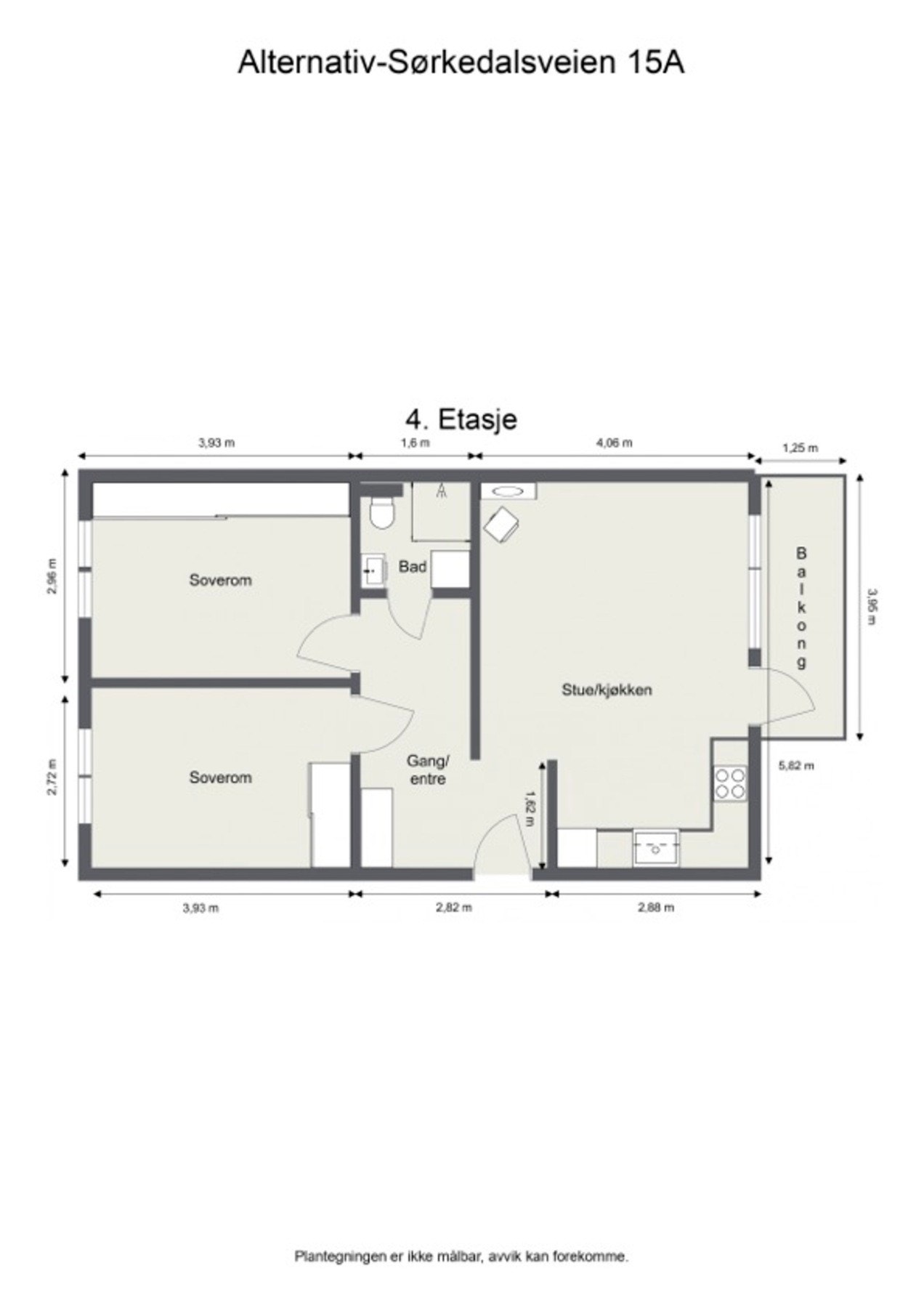 Alternativ planløsning Galleribilde