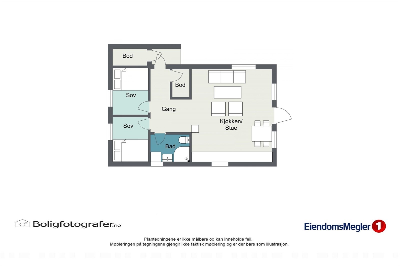 Planskisse Galleribilde