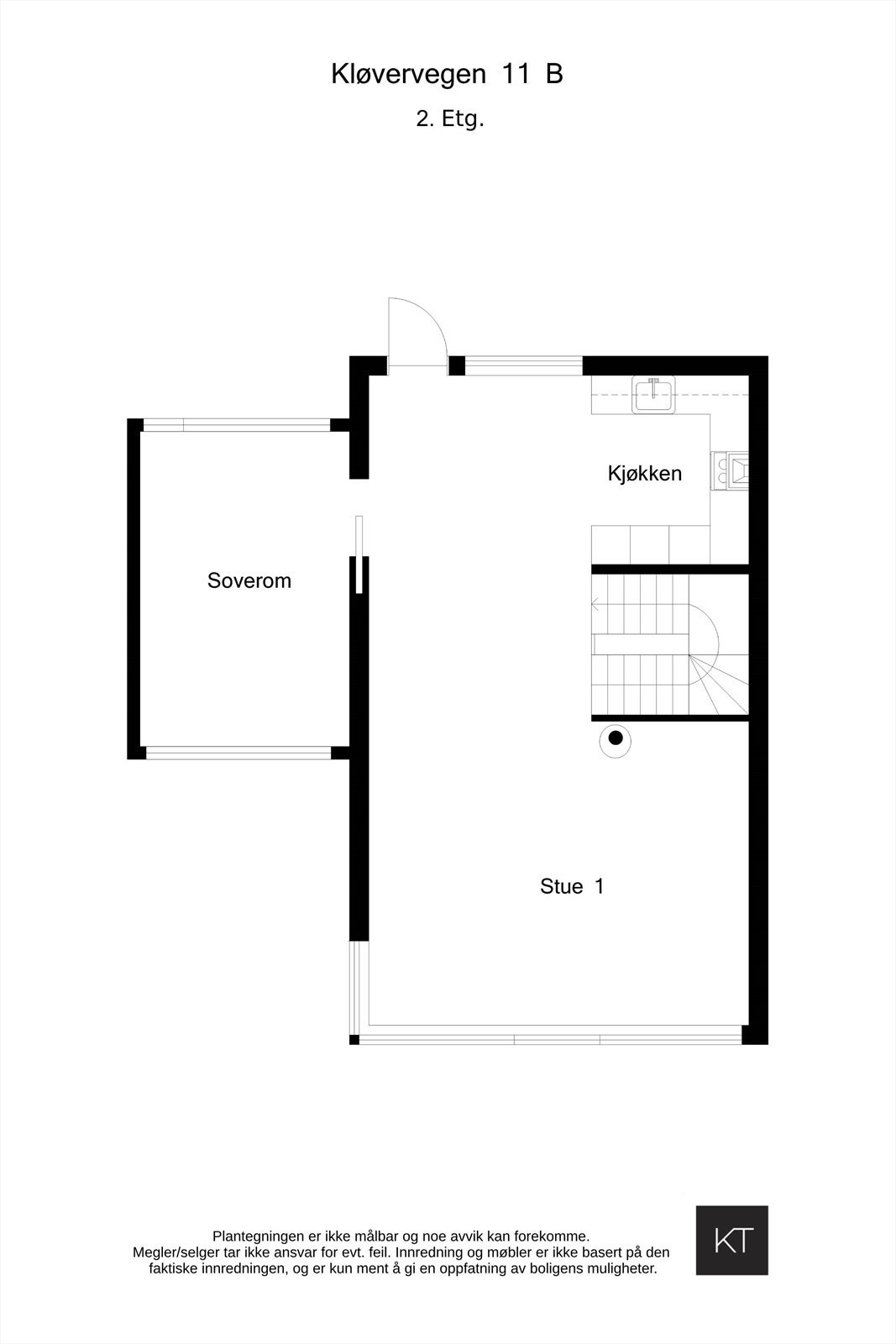 Planløsning 2 etasje Galleribilde