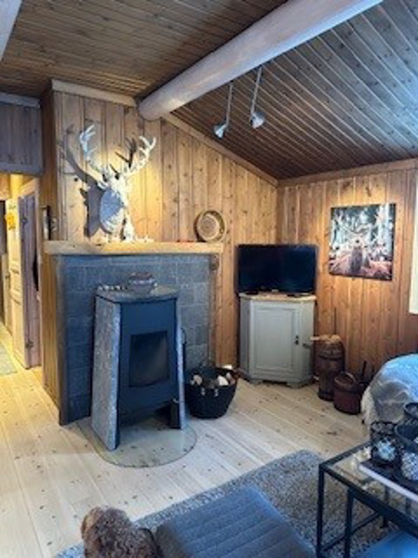 Oppgradert peis. Galleribilde