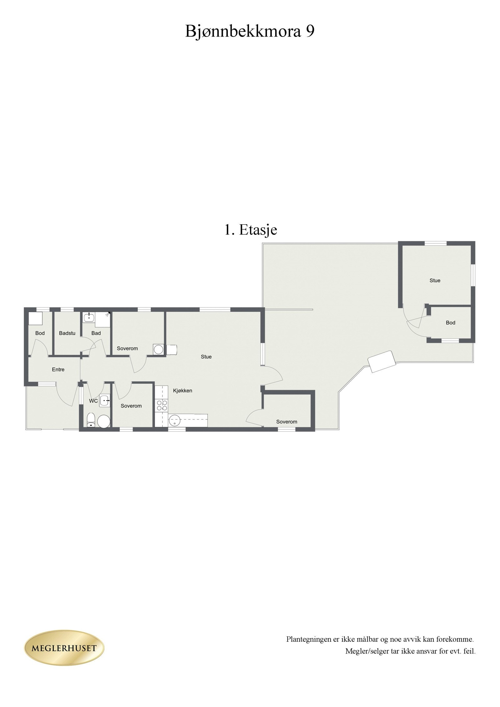 Plantegning 2D. Galleribilde