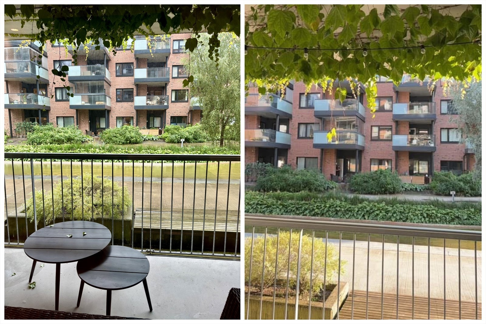 Selgers bilder fra sommerstid, her får du en svært grønn og frodig balkong! Galleribilde