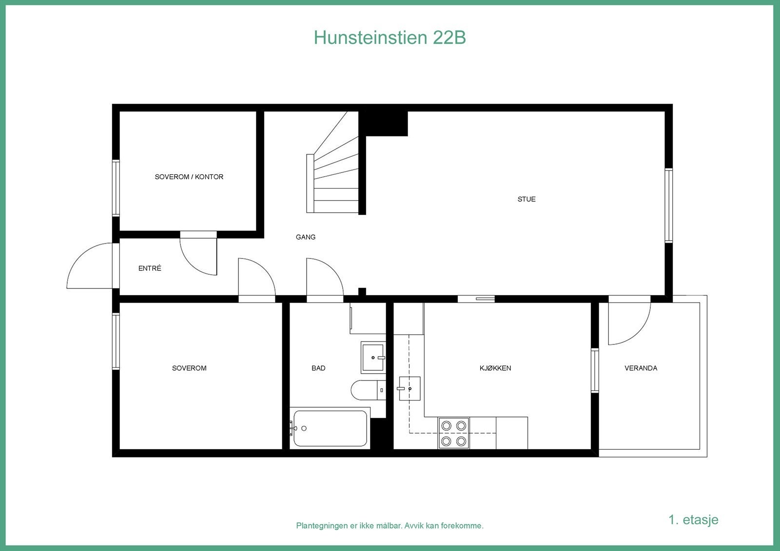 Plantegning Galleribilde