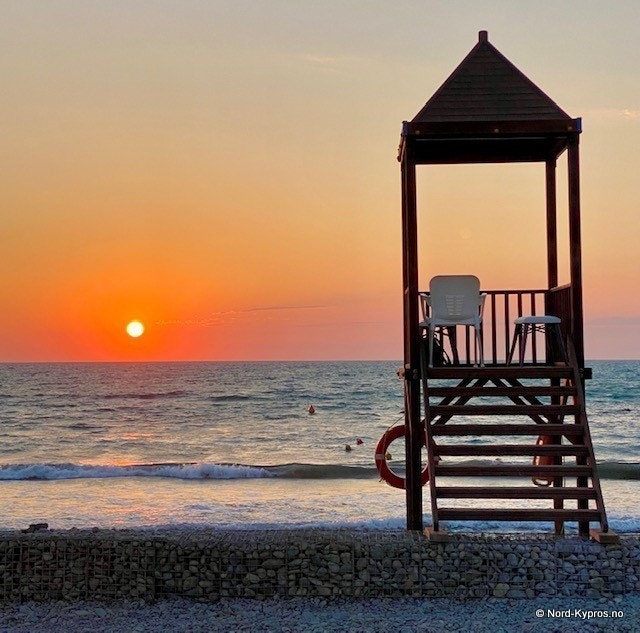 Solnedgang Aphrodite Galleribilde