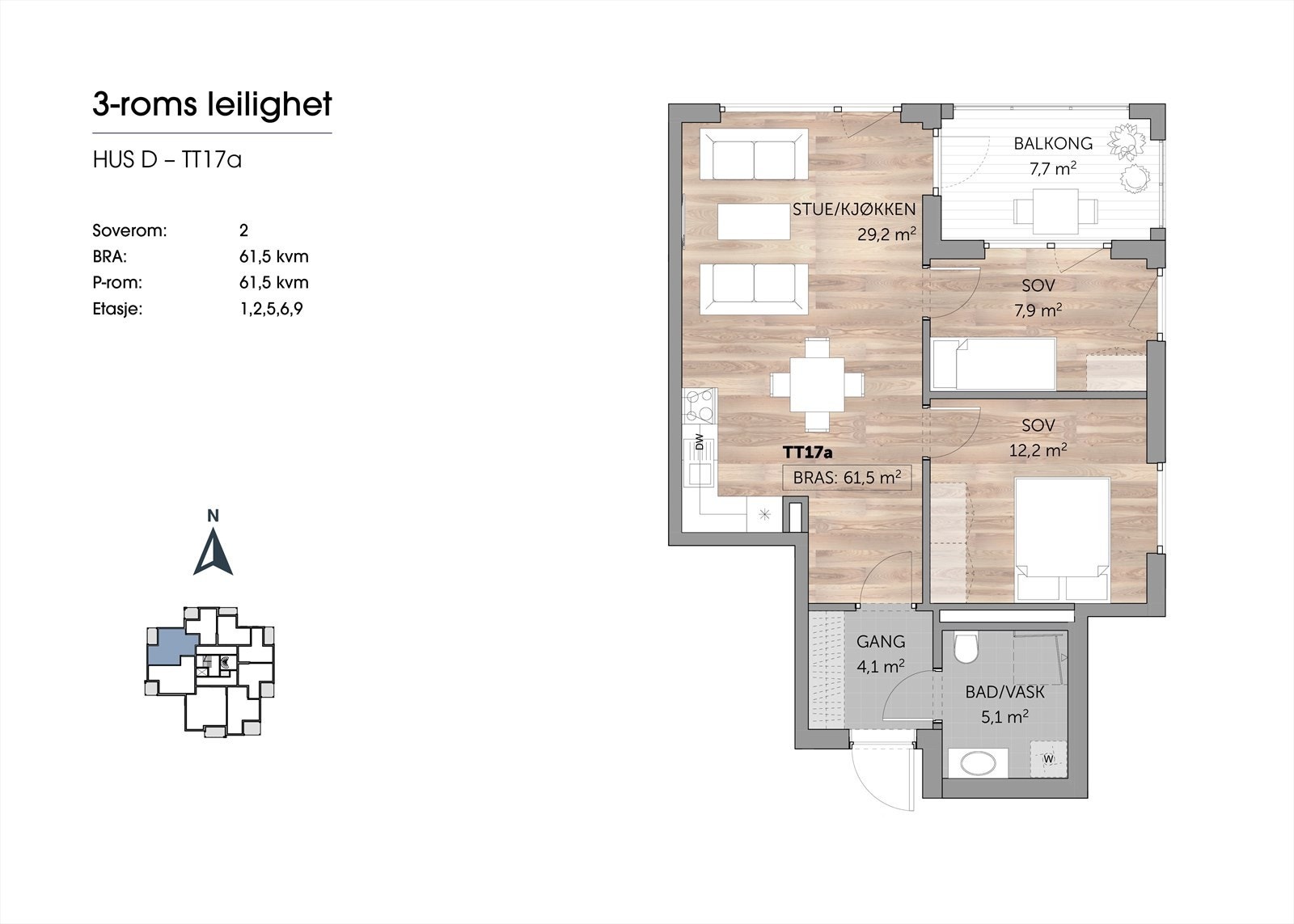 Planskisse Galleribilde